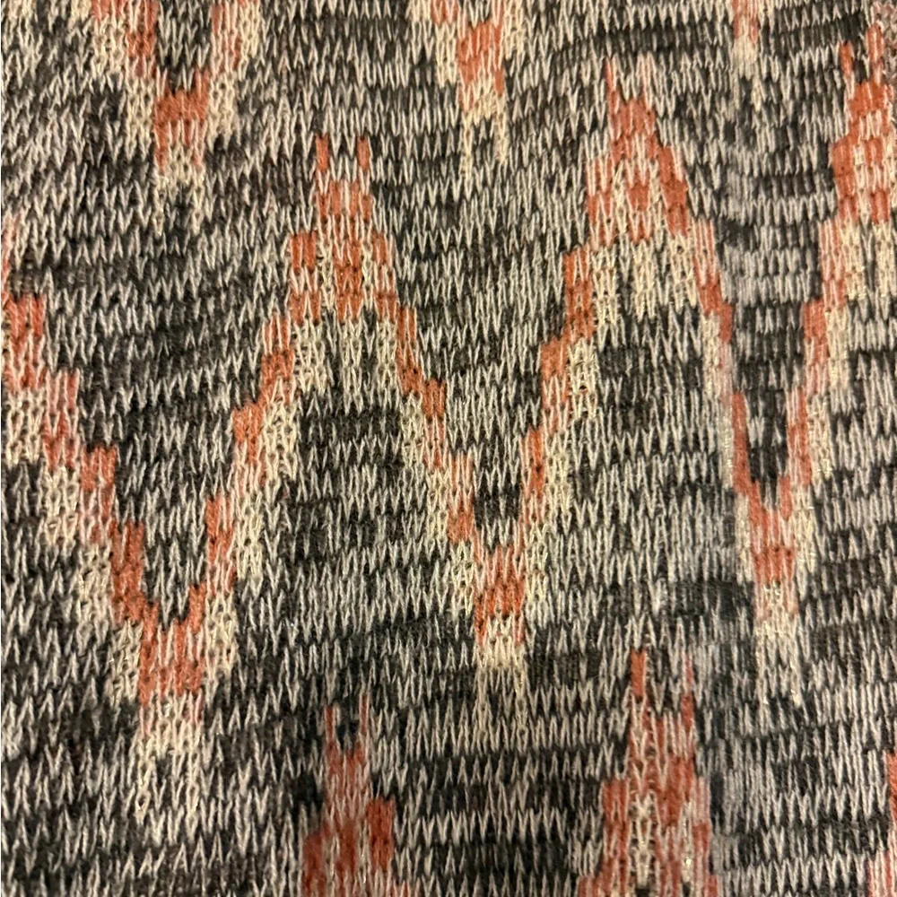 Ariat Women's Chevron Cardigan - Gray, Orange, Cream - Picture 3 of 6